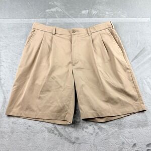 Pro Tour Women's Size 36 Pleated Golf Shorts‎ Tan Khaki